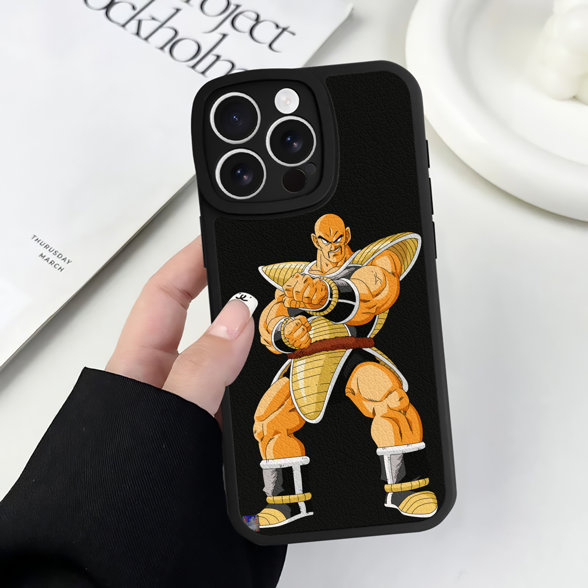 （画像用） ドラゴンボール DRAGON BALL 【iPhone 16シリーズ対応】シリコンスマホケース（レザー調） 材質：シリコン
